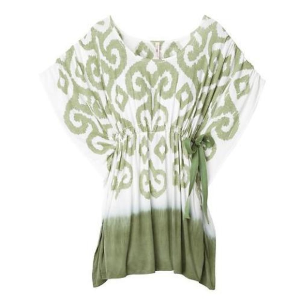 NEW ATHLETA IKAT DIPPED TUNIC  TOP BY PINK LOTUS
